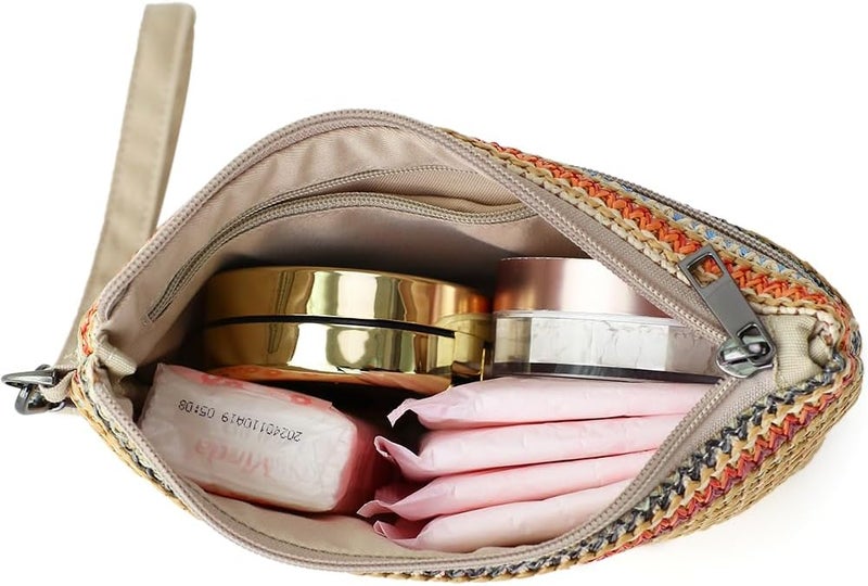 BBORGDC Small Wristlet Wallets for Women, Zip Clutch Bag with Wristlet Pouch, 3-Zipper Original Design - Image 5